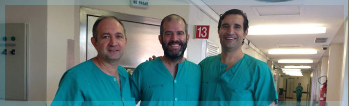 Sesión quirúrgica sobre Láser de Holmium Dr. Romero Otero