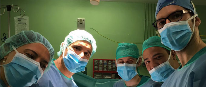 adiestramiento práctico quirúrico