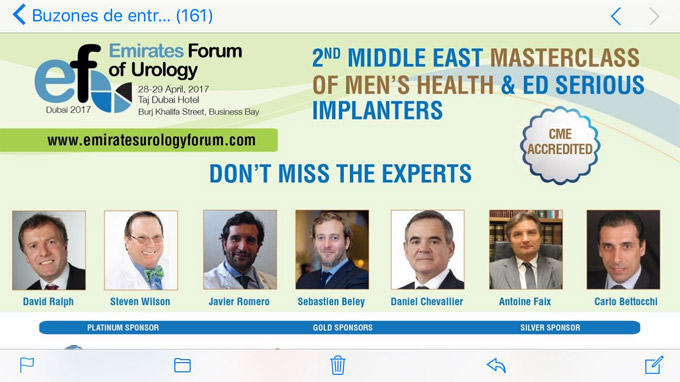 Expertos mundiales en disfunción eréctil