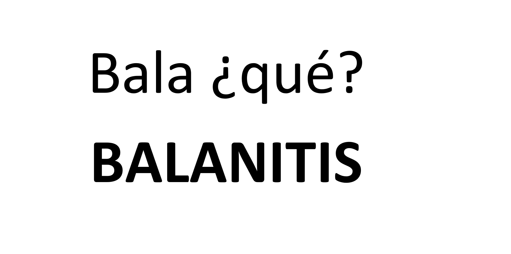 Balanitis