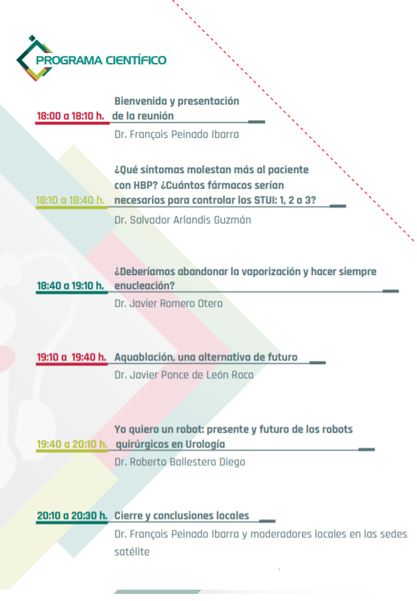 Jornada de abordaje del paciente HBP programación