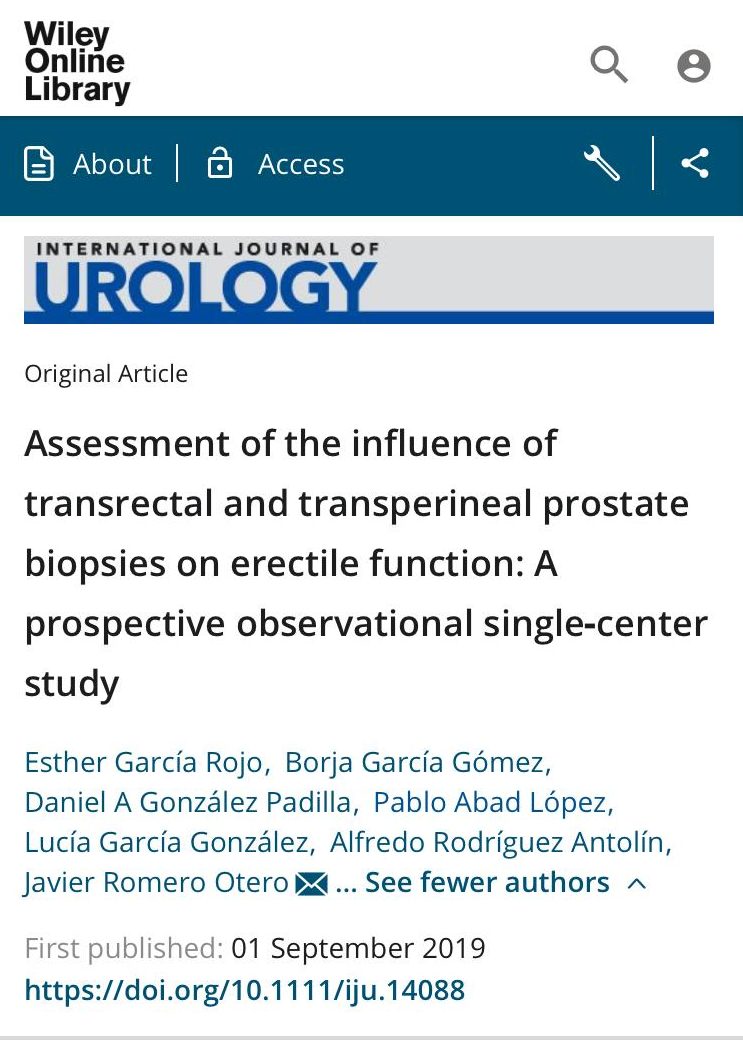 Pioneros en biopsias de fusión romero