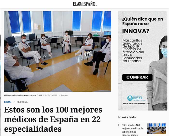 Romero-Otero entre los 100 mejores médicos de España