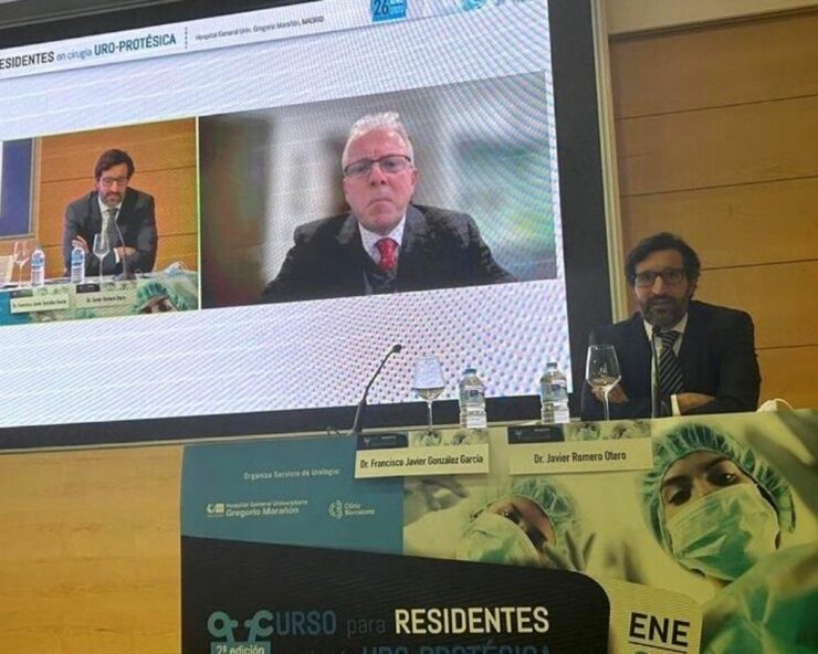 Dr Romeo en Curso de Cirugía Uro-Protésica